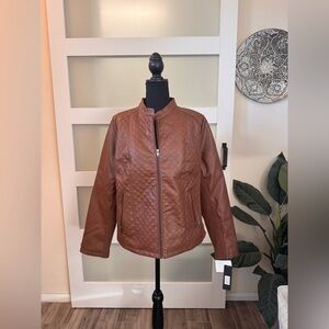 Women's Quilted Brown Jacket